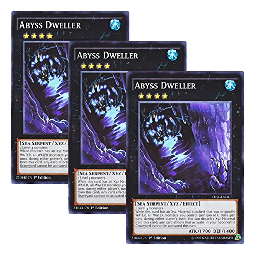 Amazon.co.jp: 【 3枚セット 】遊戯王 英語版 THSF-EN047 Abyss
